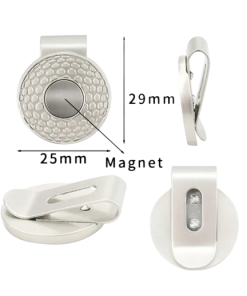 Alternative view of Paquete de 10 Hat Clip + Póker Chip Golf Ball Marker personalizable